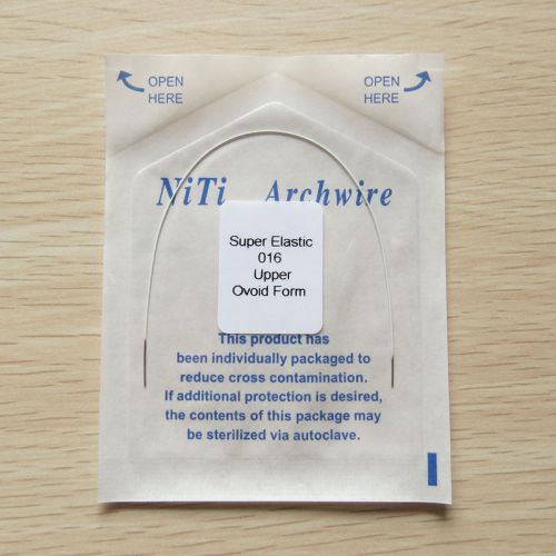 1 Pack Niti Super Elastic White Color Orthodontics Arch Wire Round 016Upper