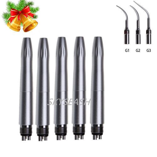 5 dental air scaler handpiece sonic perio hygienist 4h w/ tips g1 g2 g3 for sale