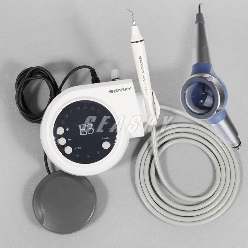 Dental Ultrasonic Piezo Scaler fit Woodpecker EMS + Air Porphy Polishing Unit 4H