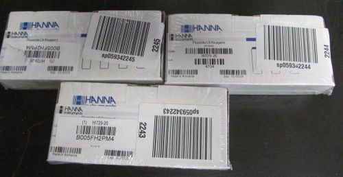 Hanna Instruments HI729-26 Fluoride Low Range Checker Reagents 25 x3 (75 total)