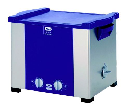 New ! elma sonic e100h 2.5 gal. ultrasonic cleaner w/timer + heat + cover for sale