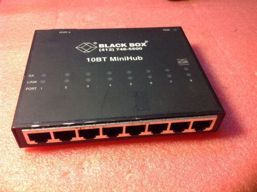 Black box le2601a (412) 746-5500 10bt minihub no power supply for sale