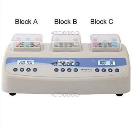 Dry bath incuabtor 3-in-1 individual control 0~100c heating &amp; cooling minit-h2c for sale