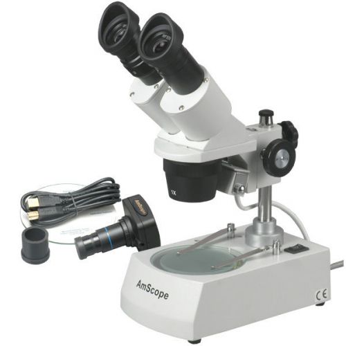 20X-30X-40X-60X Forward Stereo Microscope with Digital Camera