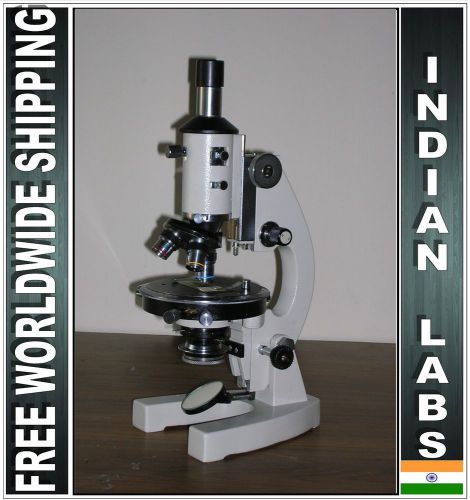 Multi - purpose monocular polarizing &amp; brightfield microscope+lambda plates for sale