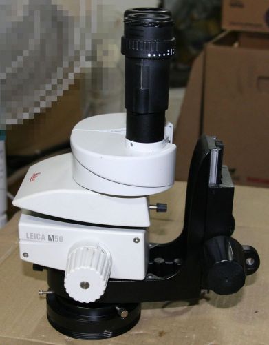 LEICA M50 Microscope/ 40x/6 Eyepiece / Achro 0.5x lens /MTU261 #1