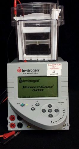 Invitrogen Power Ease 500 Electrophoresis Power Supply XCell Surelock MiniCell