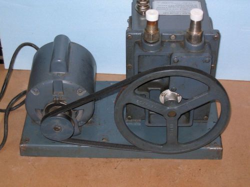 Belt-driven vacuum pump welch 1402 for sale