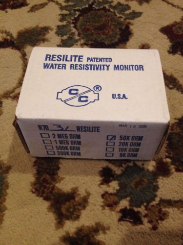 Resilite water resistivity monitor 50 k ohm water purification for sale