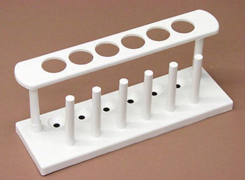 Pe test tube stand for 6 tubes x 25mm for sale