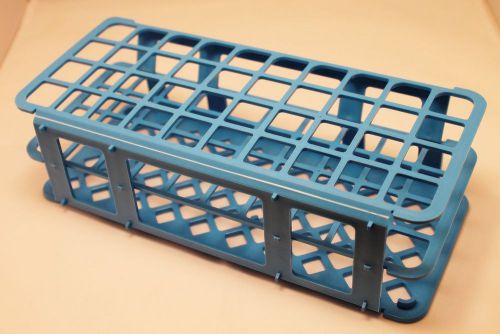 20 mm plastic test tube rack, 40 holes, blue, free shipping, new for sale