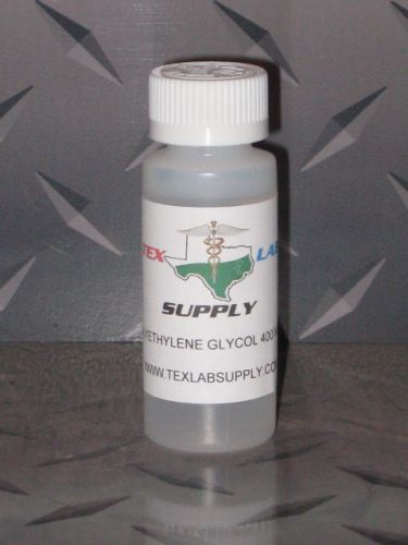 Tex Lab Supply 2 Fl. Oz. POLYETHYLENE GLYCOL - 400 USP GRADE - Sterile