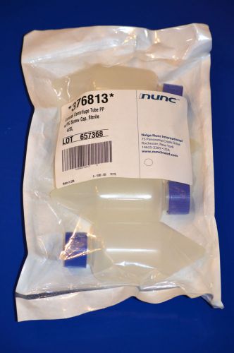 4pcs 200 ml conical centrifuge tube pp w/ pe screw cap sterile 7500g nunc 376813 for sale