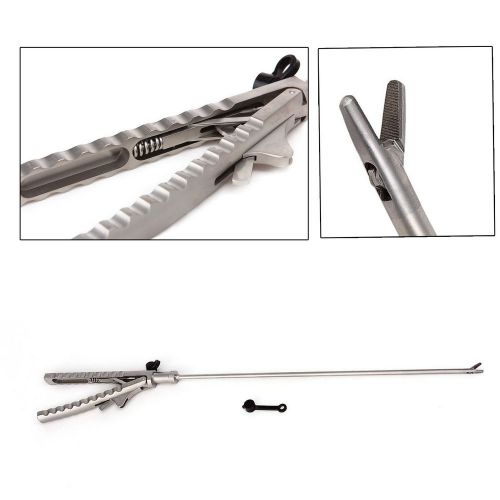Needle holder v type 5x330mm laparoscopy laparoscopic endoscopy straight tip for sale