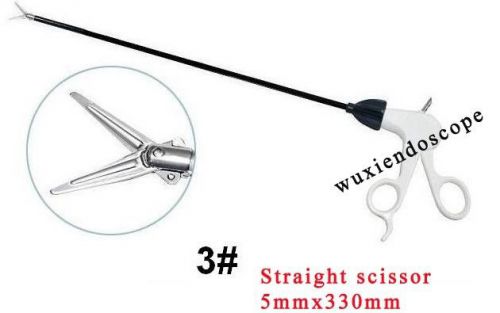 New Disposable Laparoscopic Scissor, Straight,?5x330mm Laparoscopy