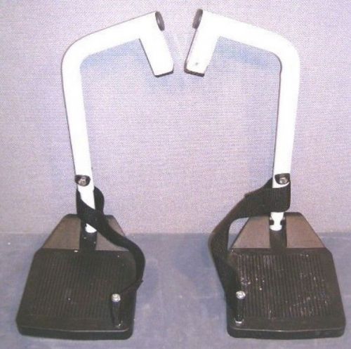 Two folding plastic foot stirrups/supports