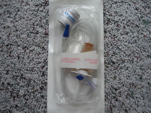 Lot of 14-102&#034; appx 15.3ml 20 drop admin set w/0.2 micron filter rotating luer for sale