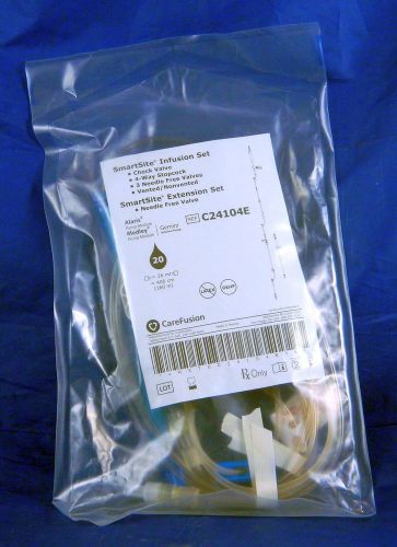 Carefusion alaris gemini set 20 drops c24104e - 03/2015 - lot of 10 for sale
