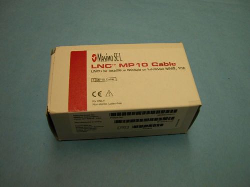 Masimoset lnc mp10 cable lncs to intellivue module or intellivue mms, 10 ft for sale