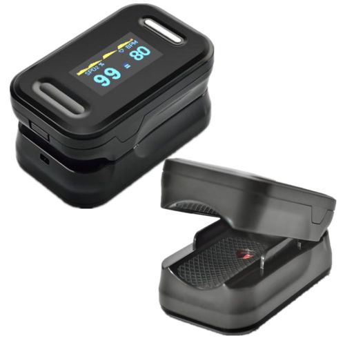 Heart Rate SPO2 &amp; PR Monitor Finger Pulse Oximeter Fingertip Oxygen Monitor OLED