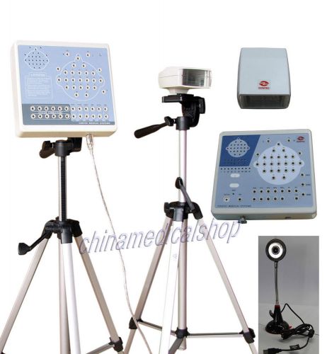 24 channel digital eeg&amp;mapping system with video function &amp;spo2 module+ 2tripods for sale
