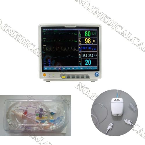 15&#039;&#039; LCD TOUCH SCREEN Patient Monitor 6 parameters+ ETCO2+IBP, Contec