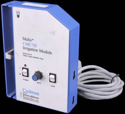 Codman 80-1164 Malis CMC-II Irrigation Module Medical Equipment NO FOOT PEDAL