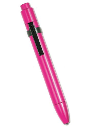 Hot pink led pen light led professional metal push button activated aaa battery for sale