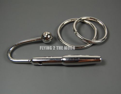 NEW SMALL Through-hole Stainless Steel Urethral Sounds Urethra Dilator FREE SHIP