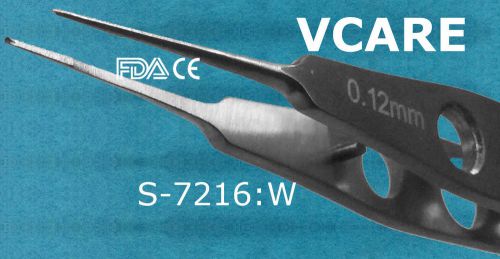 SS Non Sterile Castroviejo Suture Tying &amp; Corneal Forceps 0.12 mm Teeth FDA &amp; CE