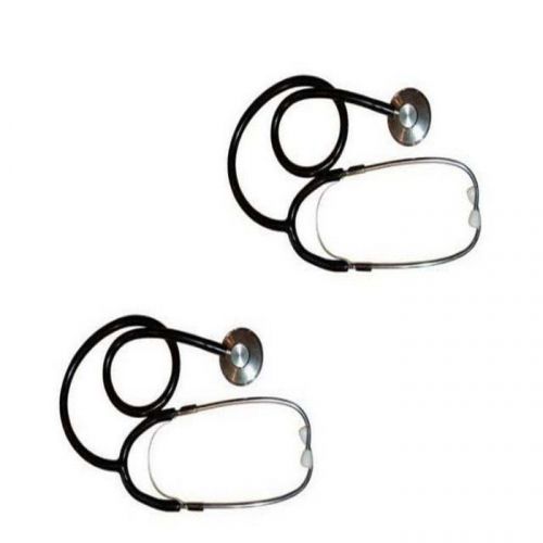Sale 2x nurses stethoscope single head stethoscope black by usps to usa hot for sale