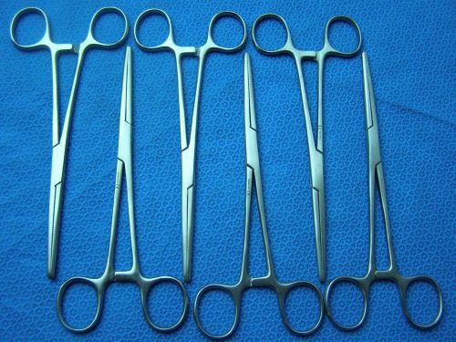 6-Ea Rochester Pean Forceps 7.25&#034; Straight S/F Surgical Veterinary Instruments