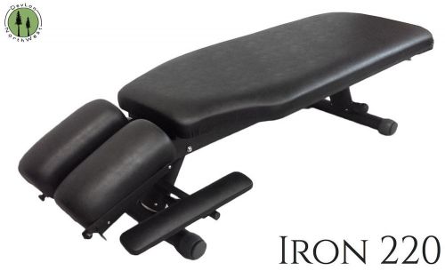 Chiropractic table + iron 220 + lilt headpiece + new in box + 5 year warranty for sale