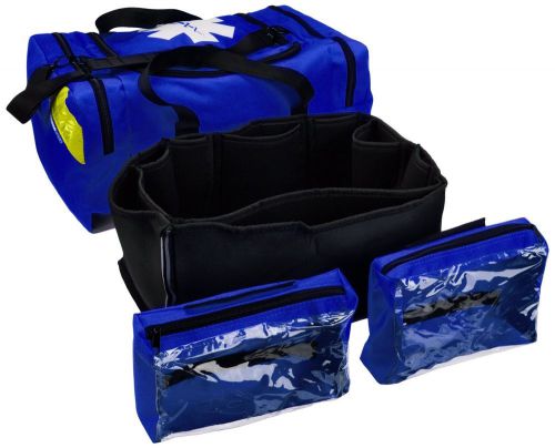 First responder emt/paramedic rescue trauma bag blue for sale
