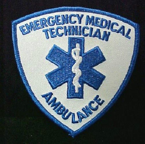 Emt ambulance blue star of life emergency medical shoulder patch new for sale