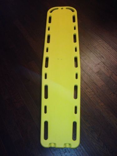 6ft. plastic yellow emergency stretcher/backboard for sale