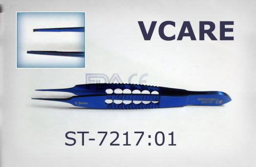 Castroviejo Suture Tying &amp; Corneal Forceps 0.2 mm Titanium  FDA &amp; CE