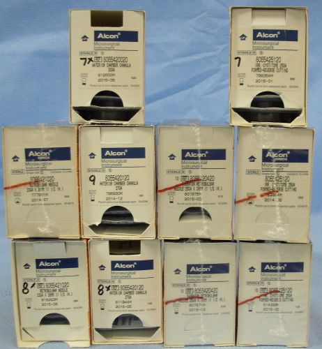 89 Assorted Alcon Microsurgical Instrument Disposables