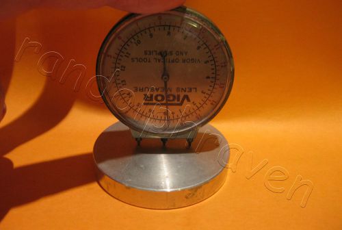 Vintage Vigor Lens Measure Gauge Clock Optical