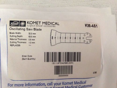 Komet Medical KM-451 Oscillating Blade