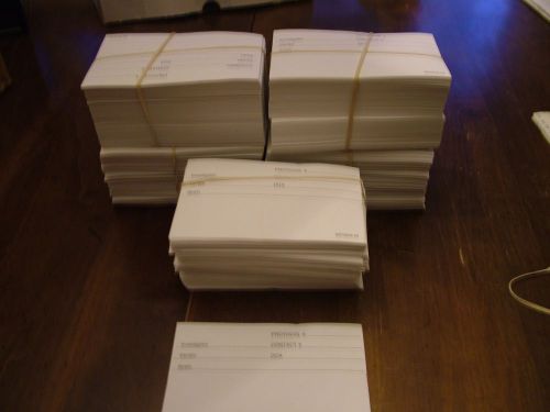 Mouse Cage Record Cards marked with investigator, strain, protocol, contact #