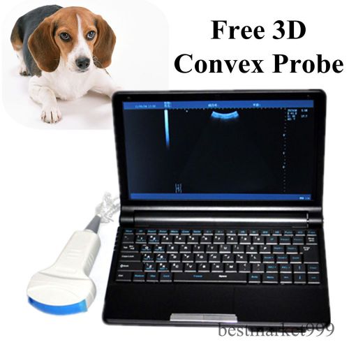 New CE Proved VET Veterinary Digital Ultrasound Scanner Machine + Convex probe