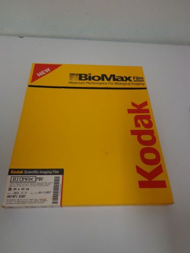 Kodak biomax mr film 871-587 scientific xray film 35 x 43 cm xray 22 sheets for sale