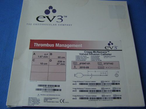 1- ev3 Thrombus Management Infusion Cath 5F Ref: 41047-01