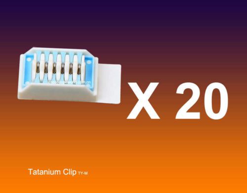 120 New Titanium Clips TY-M CE FDA Certificate Weck Horizon M Style