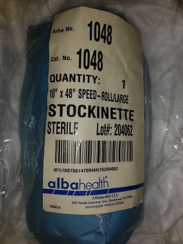 Stockinette Sterile 1&#034; X 48&#034;  Tubular Polyester 1048 Wound Alba Health lot of 19