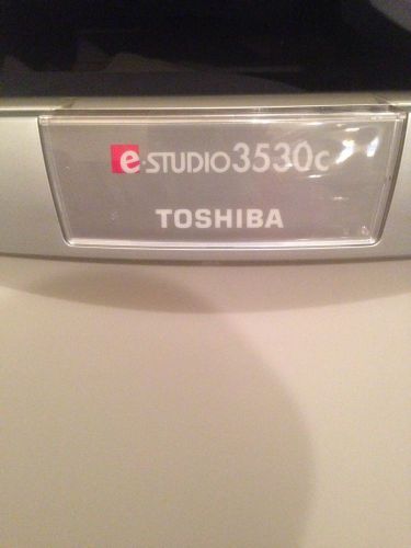 TOSHIBA E-STUDIO 3530C COLOR COPIER/PRINTER/E-MAIL/SCANS AT 57 PPM