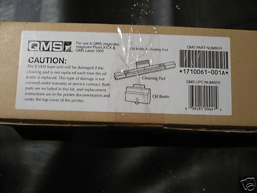 New OEM Minolta 1710061-001A Oil Bottle &amp; Cleaning Pad