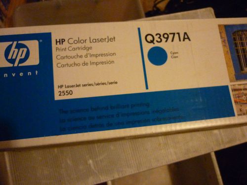 Genuine Brand New HP Q3971A Toner Cartridge Cyan (Blue) laserjet 2550 2820 2840