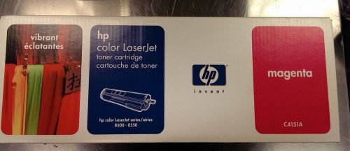 New Genuine HP Color Laserjet  C4151A MAGENTA Toner NIB 8500 8550